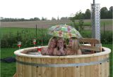 Outdoor Jacuzzi Bathtub Wooden Hot Tub Outdoor Bath Jacuzzi Spa Garden Pool