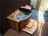 Outdoor Oval Bathtub A Tub for 2 Oval Cedar Hot Tub is Perfect for Small