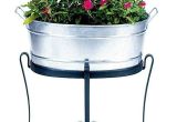 Outdoor Oval Bathtub Oval Galvanized Steel Tub Planter Outdoor Pots and