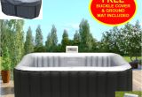 Outdoor Round Bathtub Mspa Outdoor Garden Portable Heated Inflatable Hot Tub