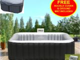 Outdoor Round Bathtub Mspa Outdoor Garden Portable Heated Inflatable Hot Tub