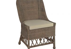Outdoor Wingback Dining Chair Crafted Home S Ruth Rattan Side Chair Beach Backyard and Patio