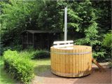 Outdoor Wood Bathtub Wooden Hot Tub Woodfired Hottub Outdoor Bath Barrel