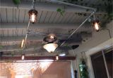 Outside Fans with Lights Patio Fan and Lights with Galvanized Pipe I Made This Pinterest