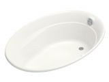 Oval Bathtubs Drop In Kohler Serif Bubblemassage 5 Ft Acrylic Oval Drop In