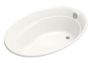 Oval Bathtubs Drop In Kohler Serif Bubblemassage 5 Ft Acrylic Oval Drop In