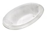 Oval Jetted Bathtub Universal Tubs topaz Diamond Series 70 In Oval Drop In