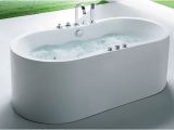 Oval Stand Alone Bathtub Freestanding Whirlpool Tub – the Power Of Hydro Massage as