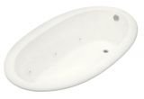 Oval Whirlpool Bathtub Kohler Sunward Bubblemassage 6 Ft Acrylic Oval Drop In