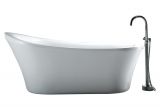 Ove Decors Acrylic Freestanding Bathtub Ove Decors Rachel 70" X 34" Freestanding Acrylic Slipper