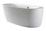 Ove Decors Piper Freestanding Bathtub Ove Decors Leni 66 In Acrylic Flatbottom Freestanding