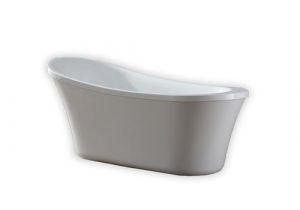 Ove Decors Piper Freestanding Bathtub Ove Décors Ruby 65" X 29" White Slipper Freestanding