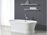 Ove Decors Sarin 69 Freestanding Bathtub Ove Decors 33 In X 69 In Gloss White Acrylic Oval