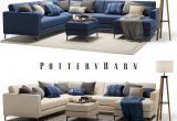 Over the Couch Floor Lamp 3d Model Pottery Barn Jake Sectional sofa with Miles TriPod