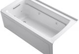 Overflow Bathtub Kohler Kohler Archer 5 Ft Left Drain Rectangular Alcove