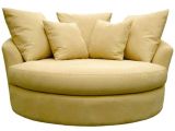Oversized Round Swivel Accent Chair Beckham Upholstered Pit Sectional Living Room Bassett