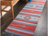 Overstock Kitchen Runner Rugs Nourison Baja Moroccan Grey Red Runner Rug 2 3 X7 6 Overstock