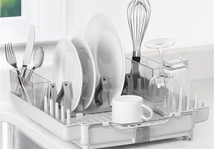 Oxo Good Grips Folding Stainless Steel Dish Rack top 10 Best Dish Drainers and Racks In 2018 Reviews thez7