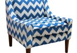 Pacific Blue Accent Chair Pacific Accent Chair In Electric Blue Chevron