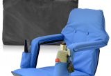 Padded Stadium Chairs for Bleachers Extra Wide Padded Stadium Chair Portable Seat Football Bleacher