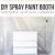Paint Booth Floor Covering How to Spray Paint Indoors Diy Spray Paint Booth Craftivity Designs