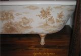 Painting A Bathtub Lynda Bergman Decorative Artisan Hand Painted "toile