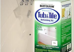Painting A Bathtub with Rustoleum Rustoleum Rust Oleum White Tub Tile Paint Kit Refinishing
