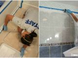Painting Bathtub and Ceramic Tile How to Refinish Outdated Tile Yes I Painted My Shower