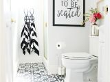 Painting Bathtub Diy Diy Painted Stencil Bathroom Floor the Home Depot Blog