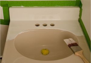 Painting Bathtub with Epoxy How to Paint A Sink La Casa