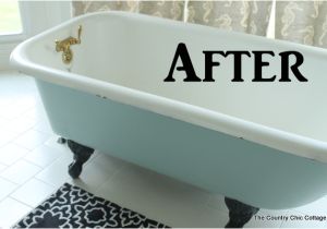 Painting Clawfoot Bathtub Exterior How to Paint A Clawfoot Tub Exterior