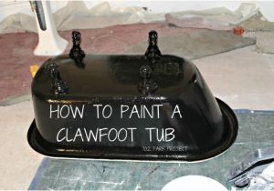 Painting Clawfoot Bathtub How to Paint An Iron Clawfoot Tub 702 Park Project