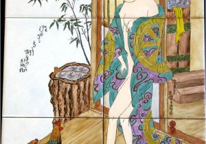 Painting Dead Bathtub 10 Best Hand Painted Ukiyo E Woodblock Print Tile Glass