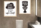 Painting for Bathtub toilet Note Life Quotes Posteramp Prints Modern Canvas