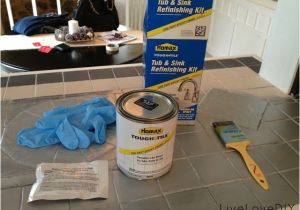 Painting Over Bathtub How to Paint Tile Tub or Sink Product From Home Depot