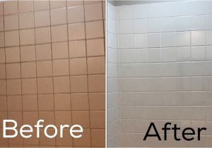 Painting Over Bathtub Refinishing Ceramic Tile In My Bathroom before and after