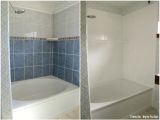Painting Over Bathtub Tile How to Refinish Outdated Tile Yes I Painted My Shower