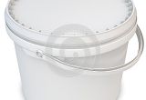 Painting Plastic Bathtub 3d Blank White Tub Paint Plastic Bucket Container Stock