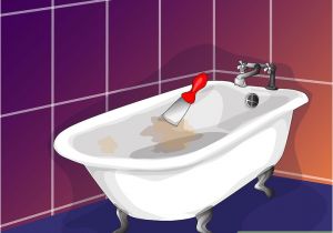 Painting Porcelain Bathtub How to Paint the Bathtub with Wikihow