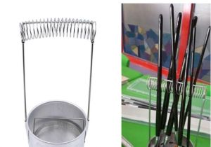 Painting Steel Bathtub Artist Brush Washer Stainless Steel Draw Paint Cleaner
