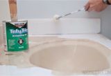 Painting Your Bathtub Painted Bathroom Sink and Countertop Makeover