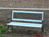 Park Bench Rehab Wrought Iron Garden Furniture Beautiful and Durable Outdo