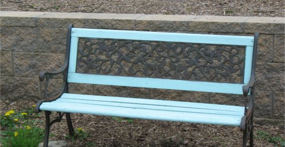 Park Bench Rehab Wrought Iron Garden Furniture Beautiful and Durable Outdo