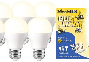 Parking Lot Light Bulbs Miracle Led 604009 Led Bug Light Max Replaces 100w A19 Outdoor