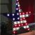 Patriotic Christmas Decorations Yard Metallic Stars Stripes Lighted Patriiotic Usa Flag Star Shaped