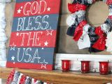 Patriotic Outdoor Decor 4th Of July Mantel 2016 Pinterest Mantels Girls and Holidays