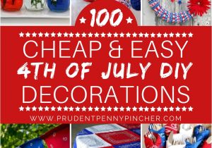 Patriotic Outdoor Decorating Ideas 100 Cheap and Easy 4th Of July Diy Party Decor Ideas Pinterest
