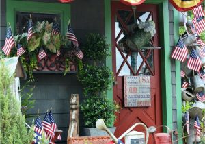 Patriotic Outdoor Decorating Ideas Potting Shed Celebrating the Red White and Blue Decorating