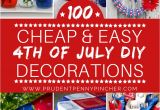 Patriotic Outdoor Decorations 100 Cheap and Easy 4th Of July Diy Party Decor Ideas Pinterest