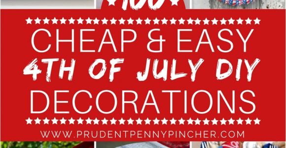 Patriotic Outdoor Decorations 100 Cheap and Easy 4th Of July Diy Party Decor Ideas Pinterest